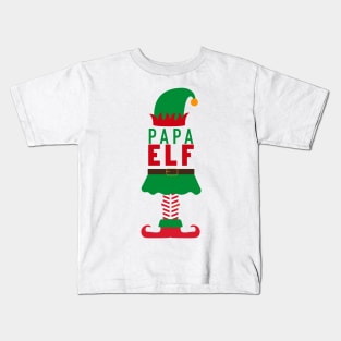 PAPA ELF Funny Christmas T-Shirt | Santa Christmas Shirt Kids T-Shirt